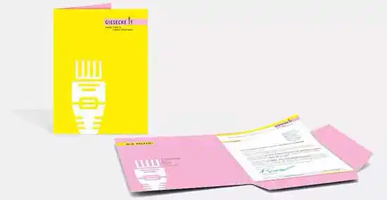 Angebotsmappe und Briefbogen Gieseke-IT